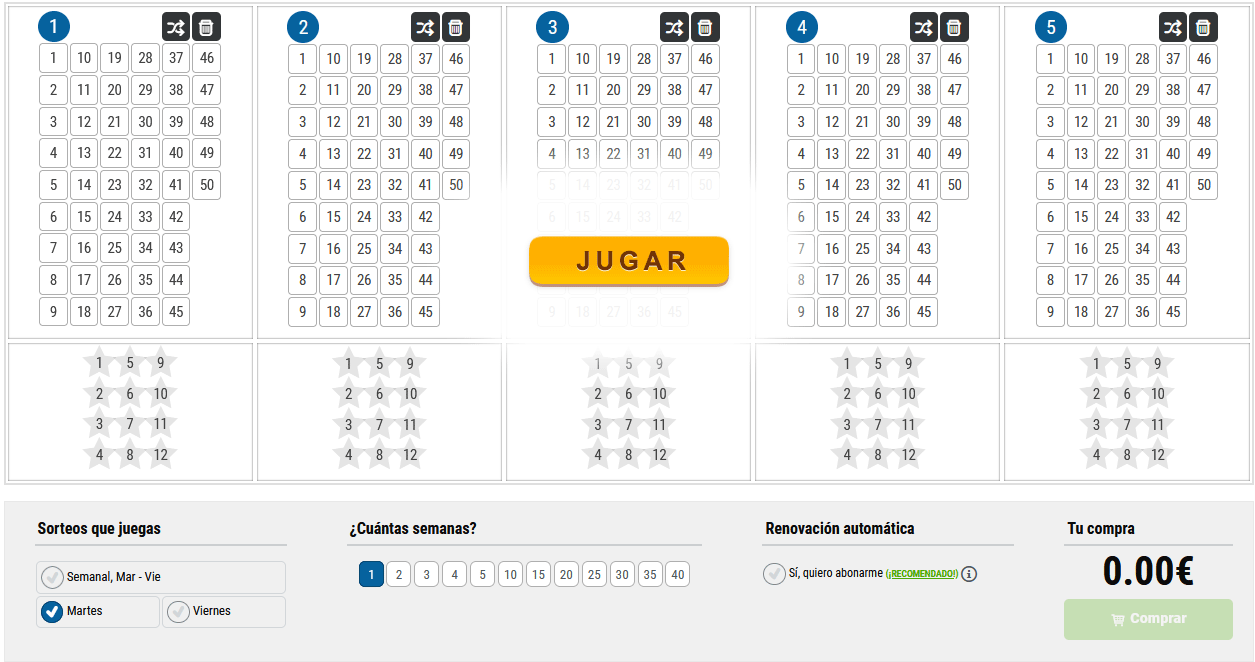 Como se gana en el eurojackpot